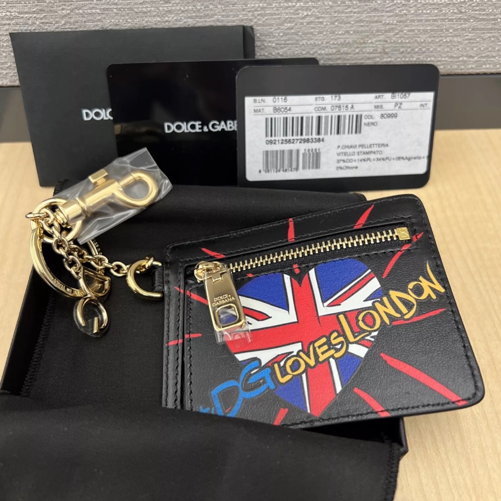 New! Rare And Limited Dolce & Gabbana Leather Printed Wallet